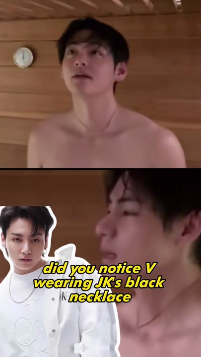 Did you notice V wearing a necklace just like Jungkook’s？ Fans believe