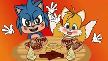 Sonic & Knuckles: The Great Desert Snack! 🌭🌵 | Wholesome 2D Animation