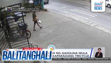 Lalaki, nagnakaw ng gasolina mula sa tangke ng nakaparadang tricycle | Balitanghali
