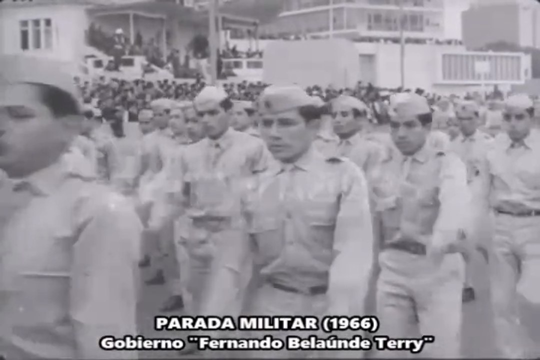 PARADA MILITAR (1966) - Gobierno "FERNANDO BELAÚNDE TERRY"