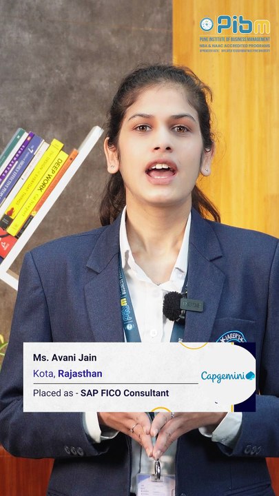 PIBM to Capgemini | MBA & PGDM Placements | Avani Jain:Batch 2024–26