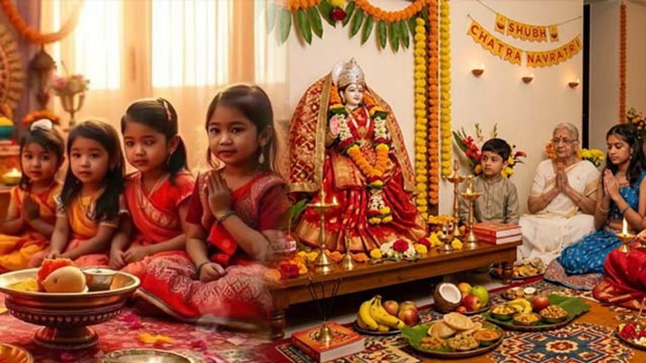 Chaitra Navratri Ashtami Vrat Kab 2026:चैत्र नवरात्रि अष्टमी व्रत कब,महाष्टमी में कन्या पूजन मुहूर्त