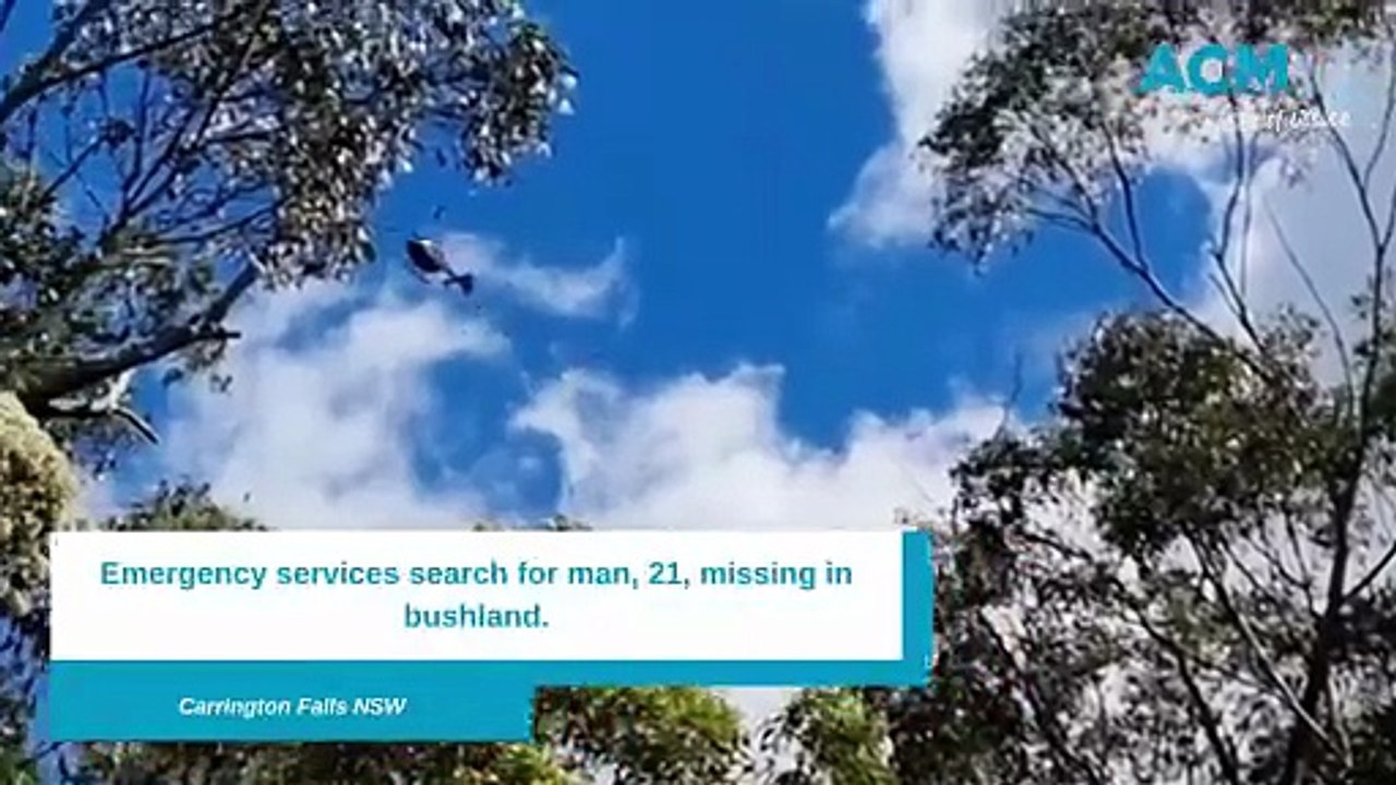 Man, 21, missing near Carrington Falls