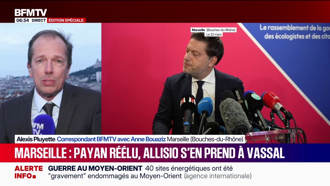 Municipales 2026 à Marseille: Benoît Payan largement en tête, Martine Vassal ne sera pas candidate à la Métropole