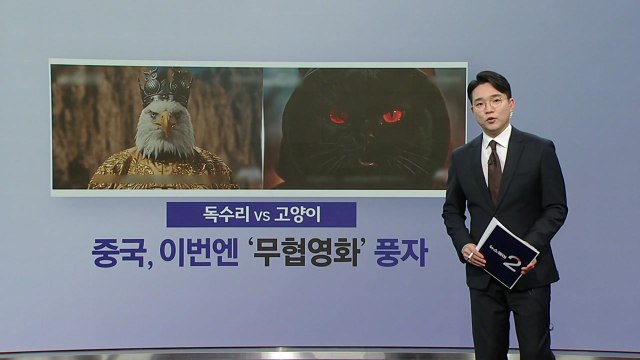 '독수리 vs 고양이' 중국, 이번엔 AI 무협영화 풍자 [앵커리포트] / YTN