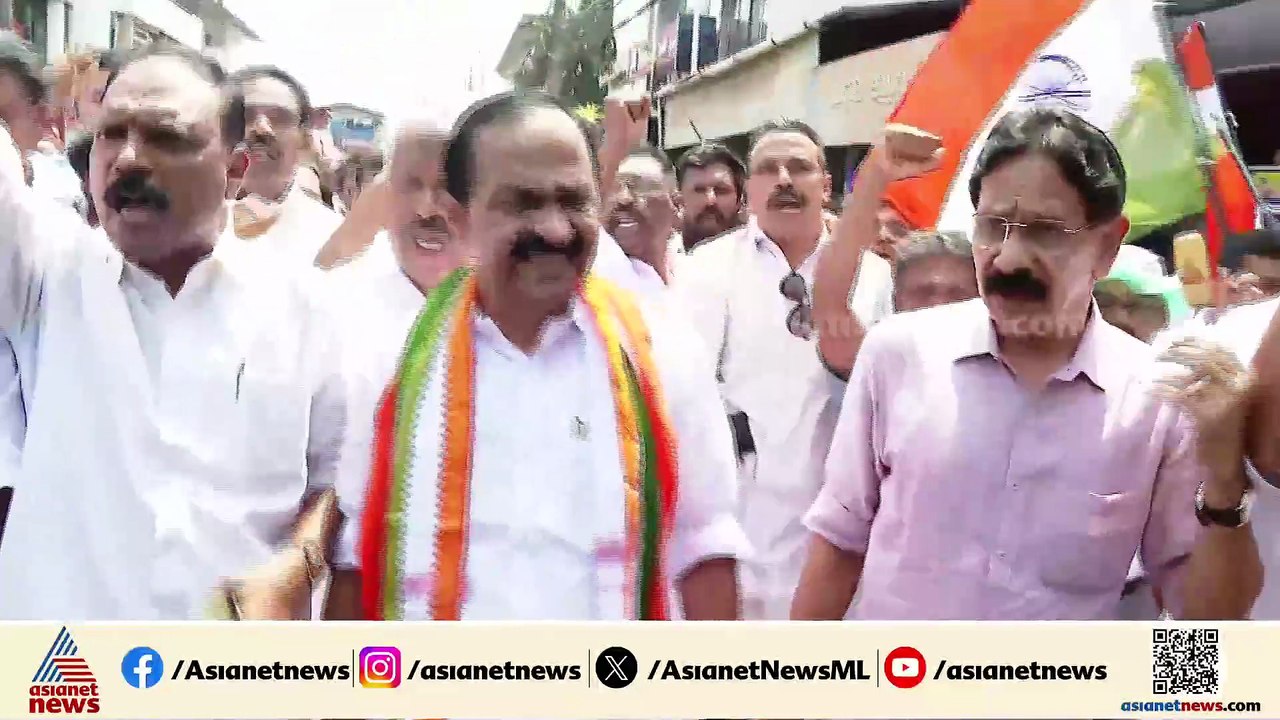 ഏഴാം പോരിന്...; പറവൂരിൽ പത്രിക സമർപ്പിക്കാൻ വി.ഡി സതീശനെത്തി