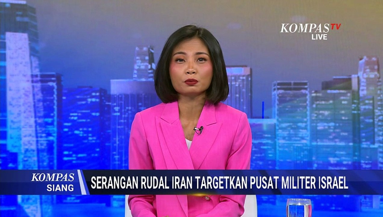 Iran Lancarkan Serangan ke-73 ke Israel, Rudal Hantam Wilayah Dekat Dimona | KOMPAS SIANG