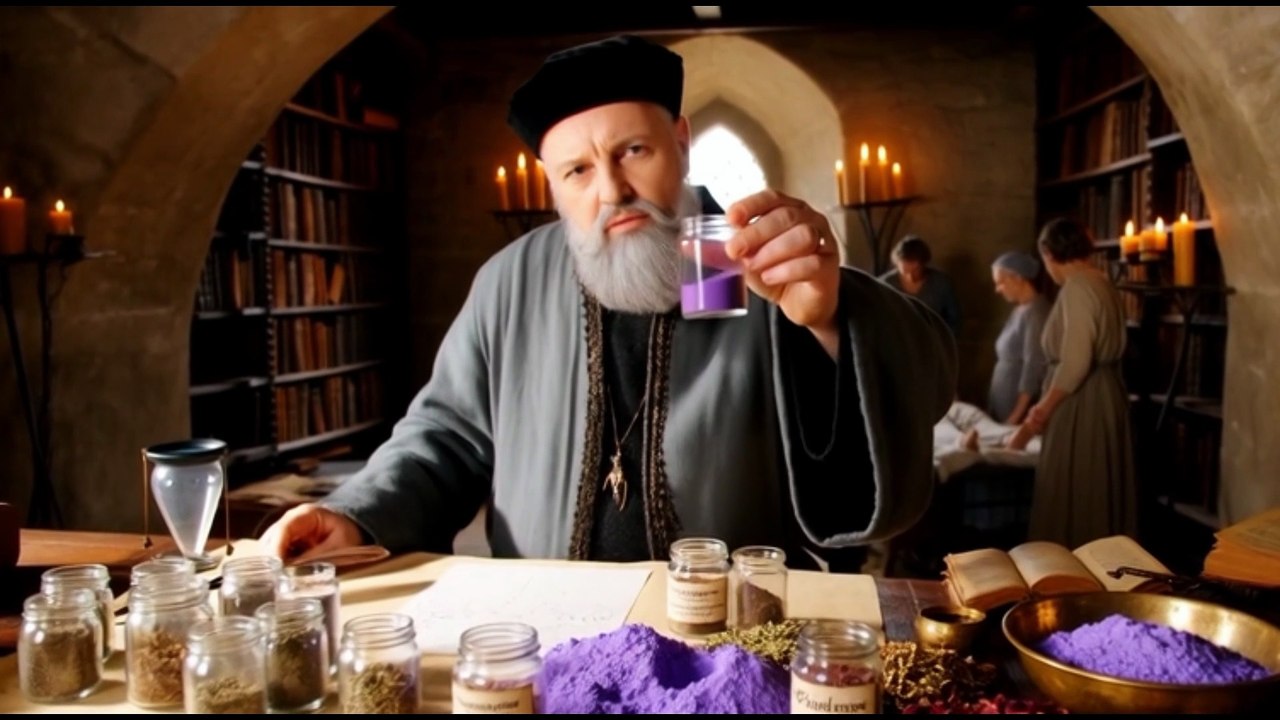 Nostradamus vs La Peste Negra: La Fórmula Secreta de Rosas y Violetas que Salvó Miles en Aix 1546 | Profecías y Remedios Olvidados