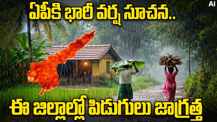 AP Rains Update | ఈ నెల 28 వరకు ద్రోణి ఎఫెక్ట్.. ఈ జిల్లాల్లో పిడుగులు జాగ్రత్త |  Oneindia Telugu