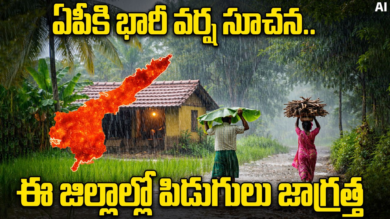 AP Rains Update | ఈ నెల 28 వరకు ద్రోణి ఎఫెక్ట్.. ఈ జిల్లాల్లో పిడుగులు జాగ్రత్త |  Oneindia Telugu
