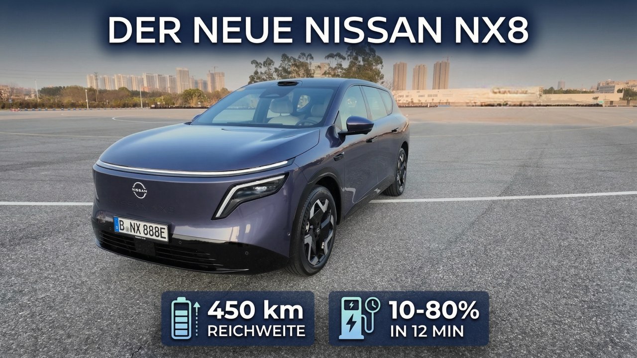 Nissan NX8 Review: Günstiger Elektro-SUV mit Hightech-Features