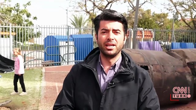 CNN TÜRK görüntüledi: İran füzesi Tel Aviv'e düştü