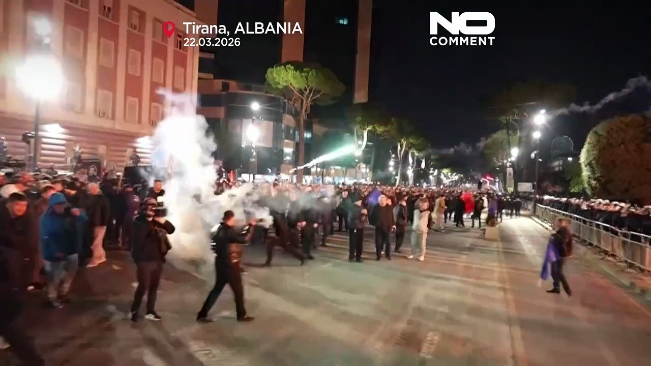 Zusammenstöße in Albaniens Hauptstadt bei Protest der Opposition