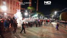 Clashes erupt in Albania’s capital during opposition protest