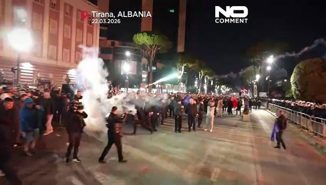 Affrontements à Tirana lors d'une manifestation de l'opposition