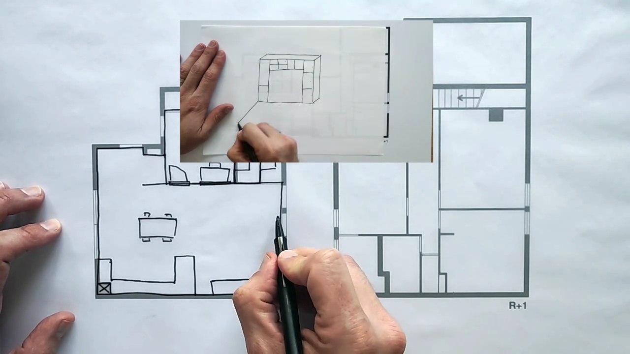 Duplex 128 m² repensé : une entrée, une cuisine repositionnée et une pièce gagnée sur le plan
