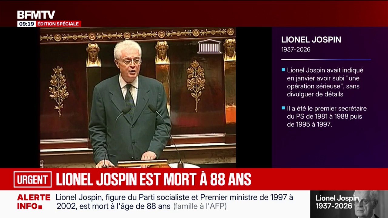 Mort de Lionel Jospin: l'ancien Premier ministre avait mis en place la semaine de 35 heures