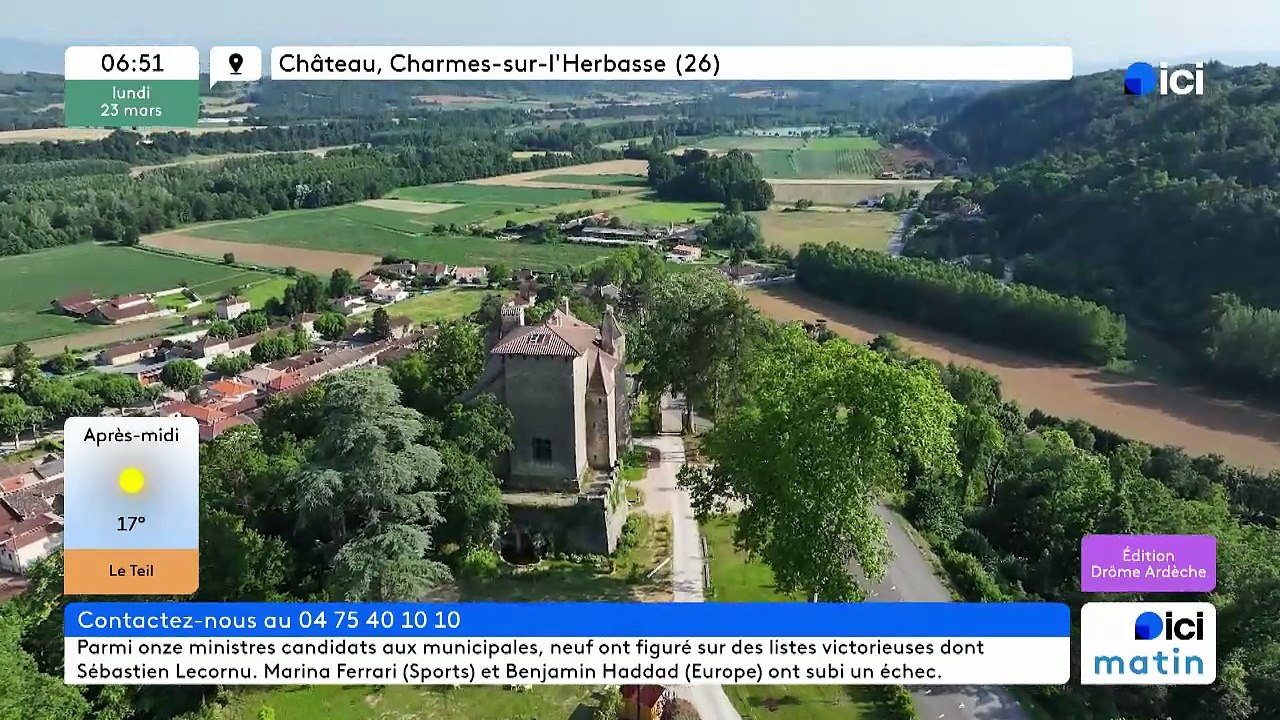 23/03/2026 - ici matin par ici Drôme Ardèche en vidéo