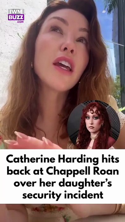 Catherine Harding hits back at Chappell Roan over her daughter’s security incident