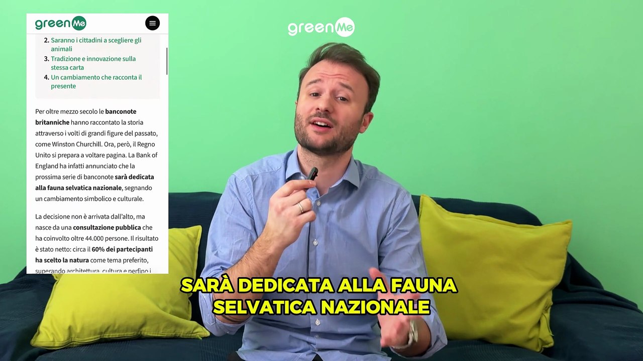 In UK nuove banconote con gli animali