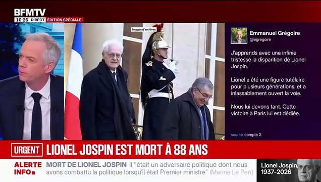 Mort de Lionel Jospin: Emmanuel Macron rend hommage à un grand destin français
