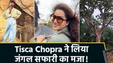 Jungle Safari के दौरान Nature के बीच पूरी तरह Relax नजर आईं Tisca Chopra!