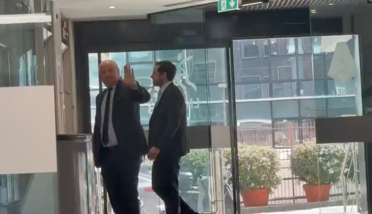 VIDEO FCIN1908 / Inter, l'arrivo di Marotta all'Assemblea di Lega
