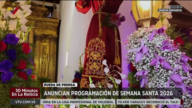 Autoridades de Nueva Esparta anuncian las actividades religiosas programadas para la Semana Santa