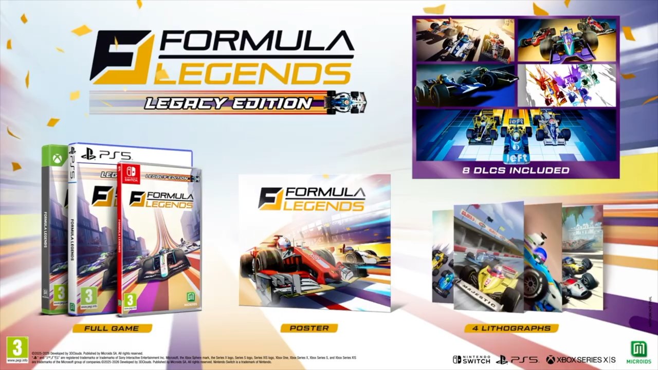 Formula Legends Official Legacy Edition Launch Trailer