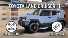 Toyota Land Cruiser FJ Smokey Blue Base Modell kompakter Offroader