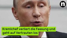 Wladimir Putin: Kremlchef verliert die Fassung und geht auf Vertrauten los