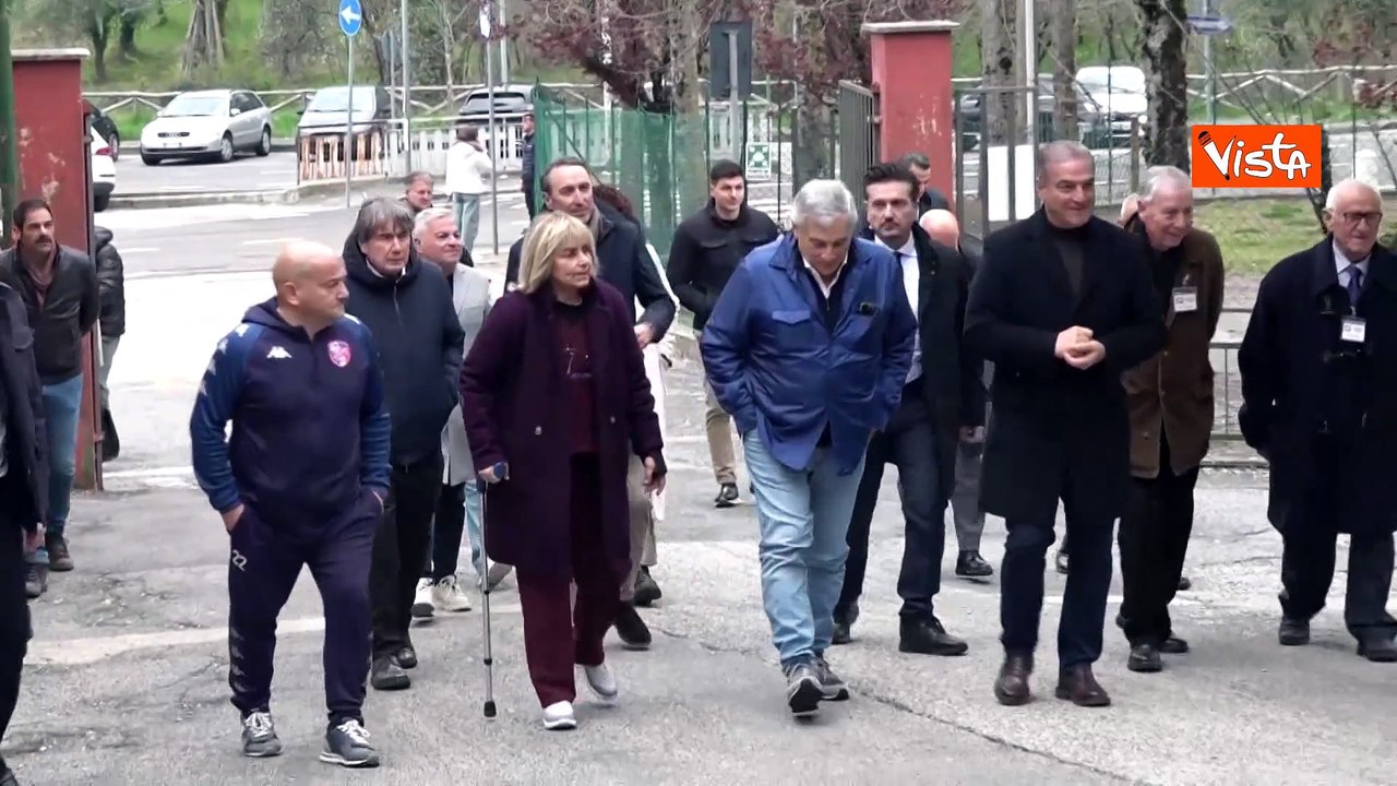 Il Ministro Tajani vota per il referendum sulla giustizia a Fiuggi