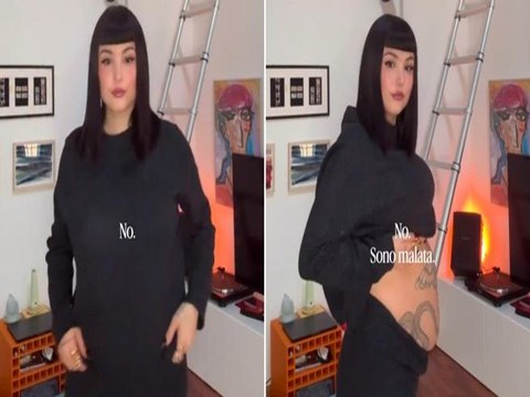 Giorgia Soleri, lo sfogo sui social: «Non sono incinta, sono malata»