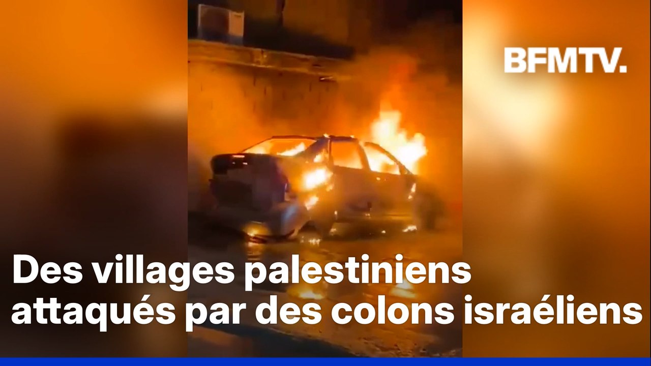 Cisjordanie: de nouvelles attaques de colons israéliens contre des villages palestiniens font plusieurs blessés