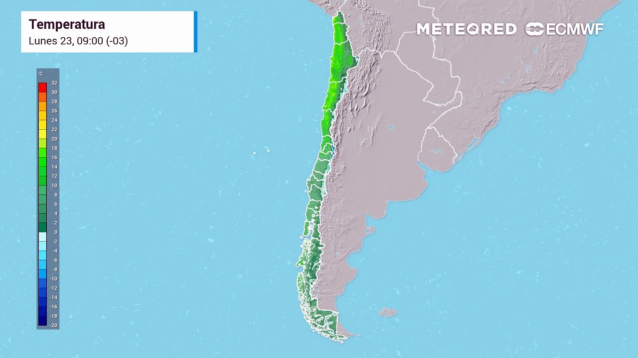 Temperaturas otoñales esta semana en Santiago
