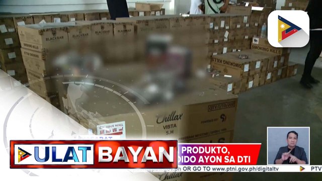 Mahigit sa P1B halaga ng hinihinalang smuggled vape products, nakumpiska sa isang bodega sa Navotas City | ulat ni Sheila Natividad