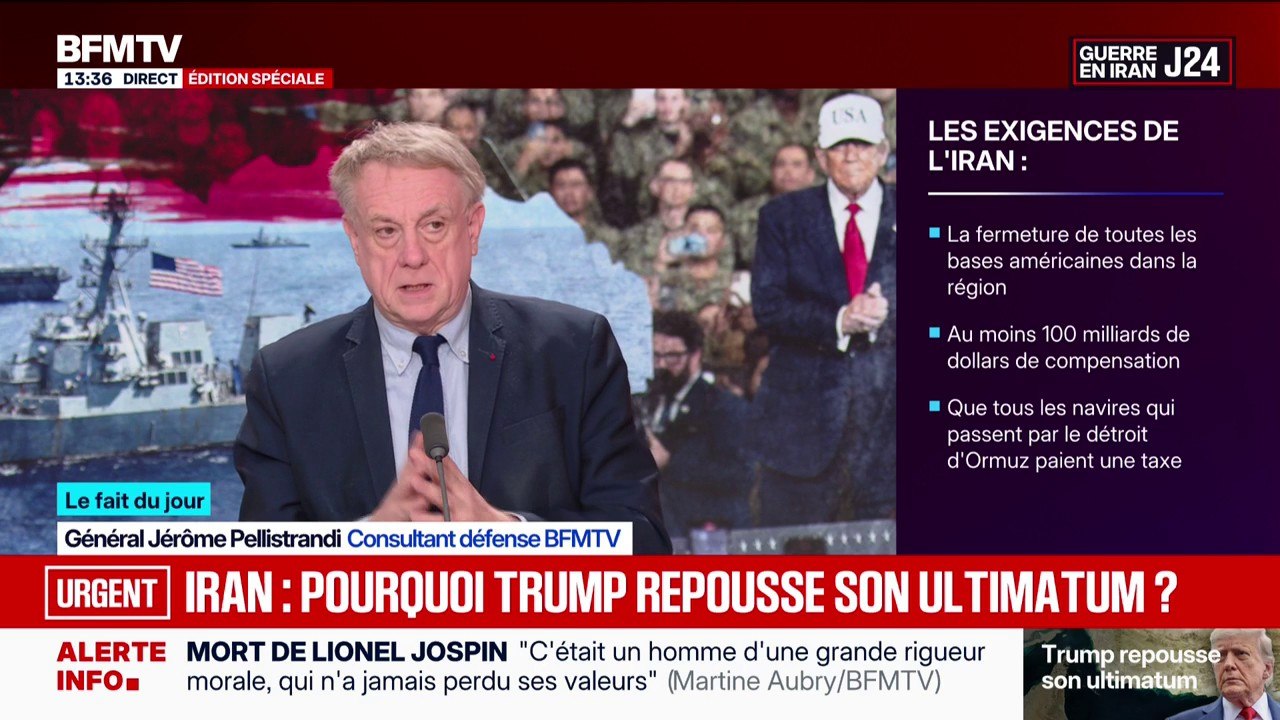 LE FAIT DU JOUR - Donald Trump évoque "des discussions très fructueuses" avec l'Iran et repousse son ultimatum de cinq jours