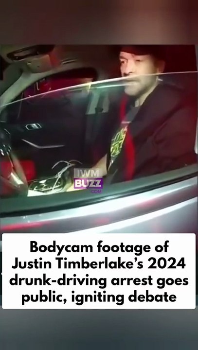 Bodycam footage of Justin Timberlake’s 2024 drunk-driving arrest in New York goes public, igniting debate
