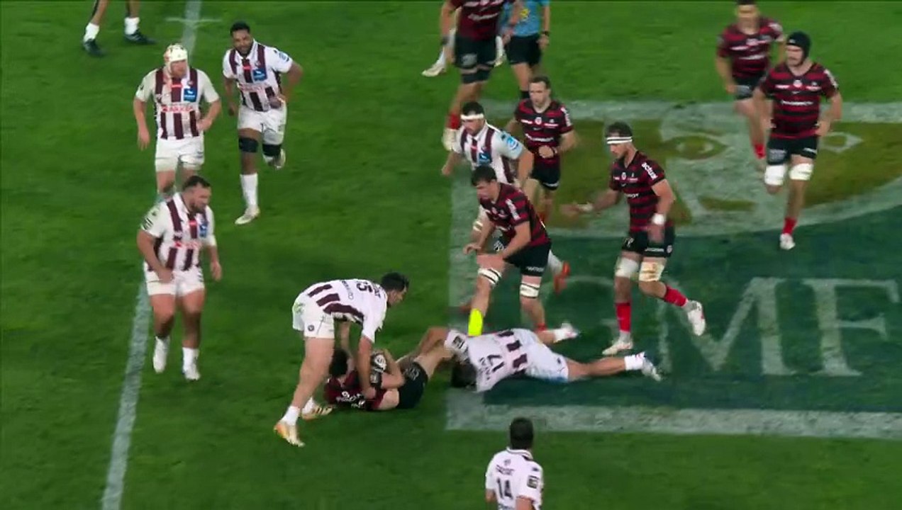 TOP 14 - Essai de Maxime LUCU (UBB) - Union Bordeaux-Bègles - Stade Toulousain