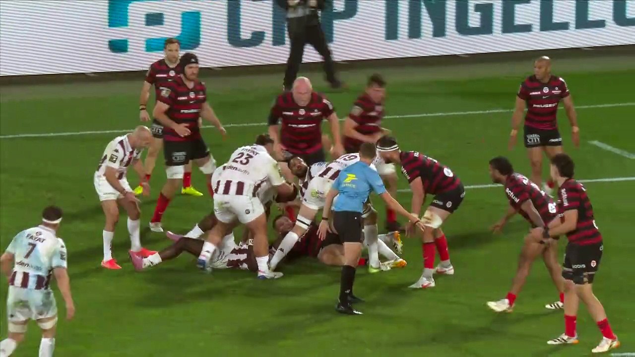TOP 14 - Essai de Damian PENAUD (UBB) - Union Bordeaux-Bègles - Stade Toulousain