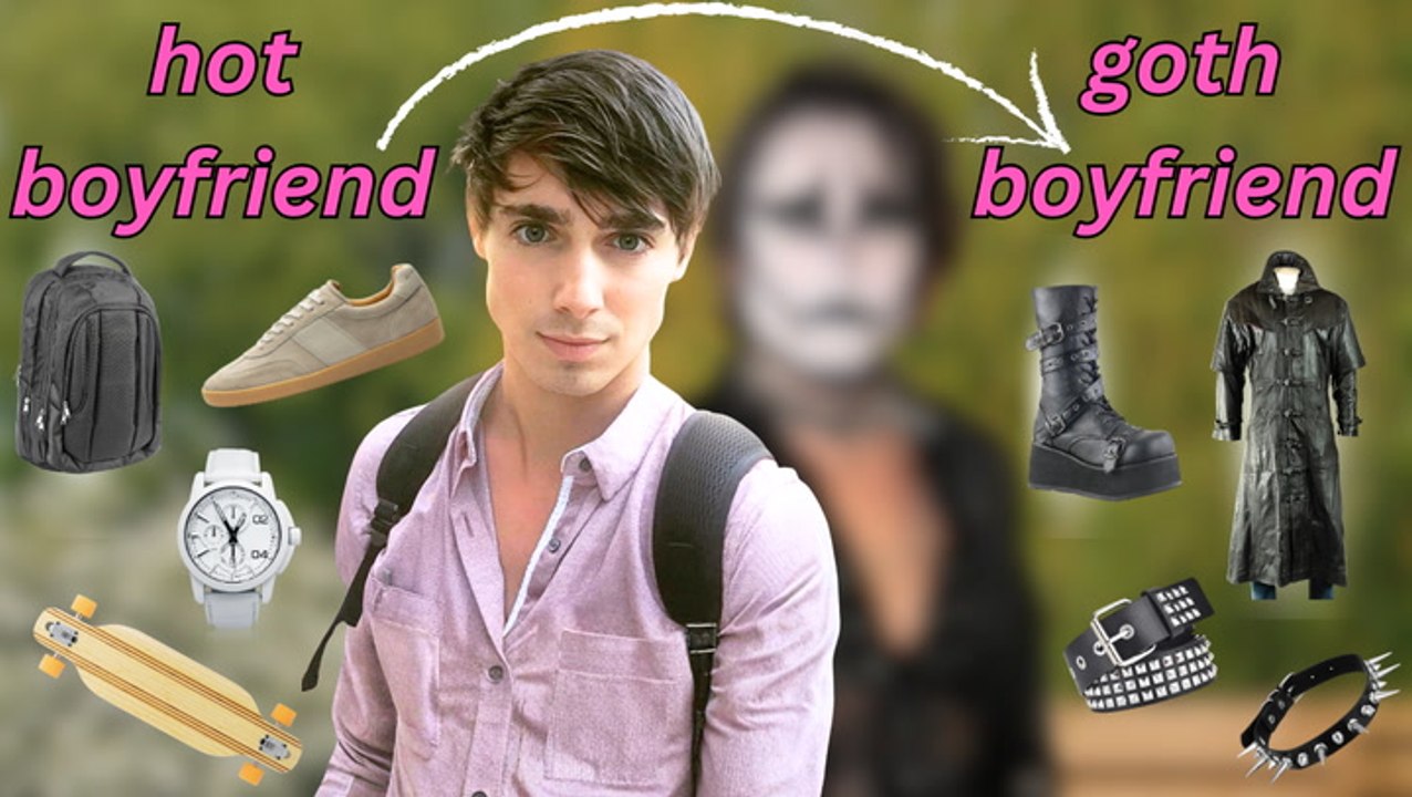 I Turned My Normie Boyfriend Into My Goth Fantasy | TRANSFORMED