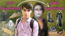 I Turned My Normie Boyfriend Into My Goth Fantasy | TRANSFORMED
