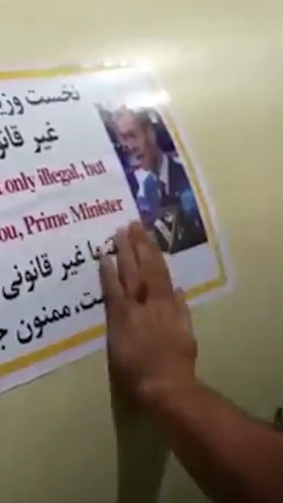 Irán asegura haber puesto fotos de Sánchez en misiles que usará para atacar a Israel.