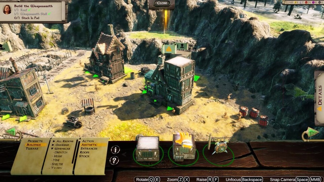 Masters of Albion: Wir basteln uns eine Waffenfabrik