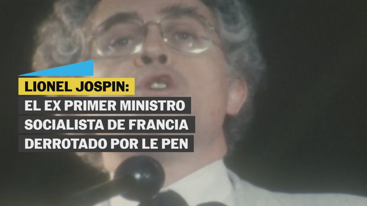 Muere Lionel Jospin, ex primer ministro socialista de Francia