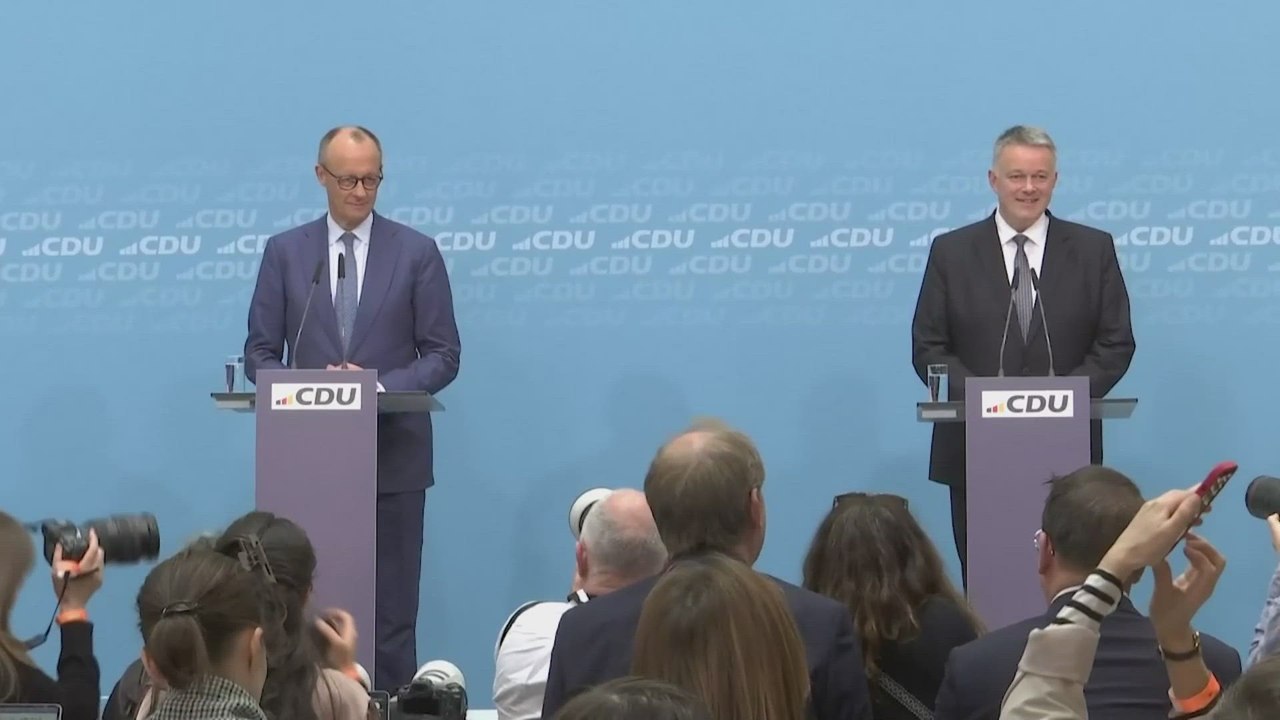 Merz, vollständige Pressekonferenz nach dem Sieg der CDU bei den Wahlen in Rheinland-Pfalz