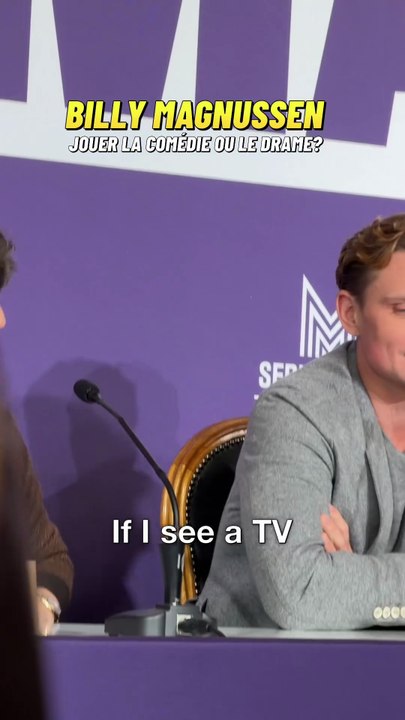 Billy MAGNUSSEN préfère jouer  l’humour ou le drame ?