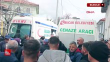 Burdur'da kazada ölen 1 günlük sözlü çift, yan yana toprağa verildi