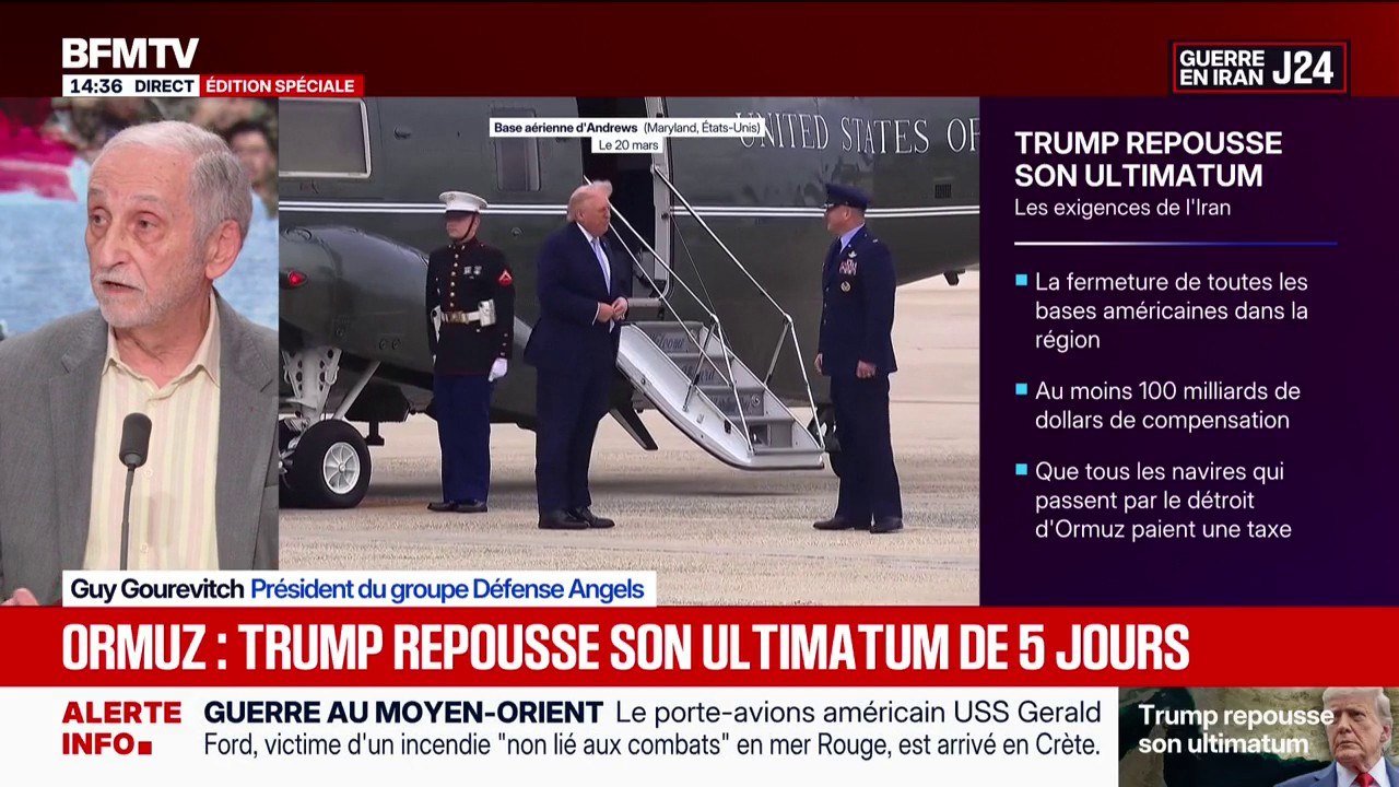 Guerre en Iran: "Les stratégies de Donald Trump et de Benjamin Netanyahu sont totalement différentes", analyse Guy Gourevitch, président du groupe Défense Angels