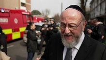 Chief Rabbi: 'Miracle' no one hurt in ambulance arson attack
